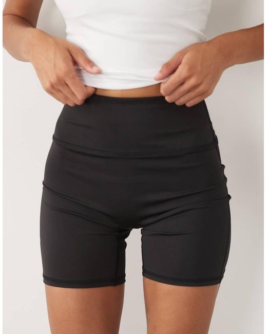 4505 Black Active Bum Sculpt High Waist 5" Legging Shorts