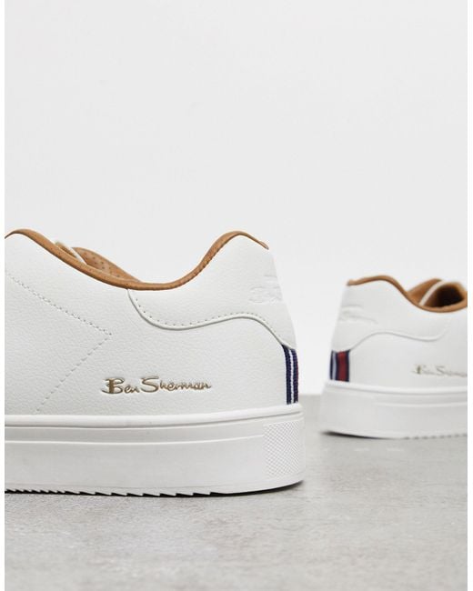 ben sherman white trainers