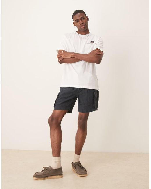 Pantaloncini Cargo di Gant in White da Uomo