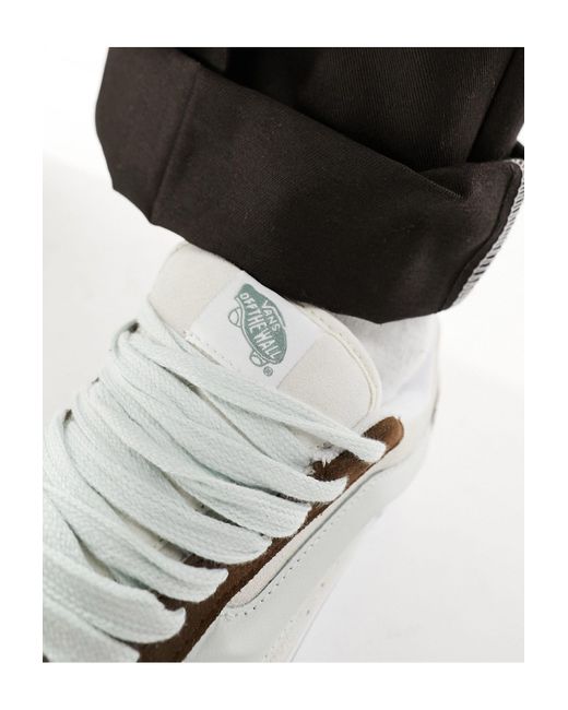 Knu skool - sneakers bianco sporco e marroni di Vans in Black