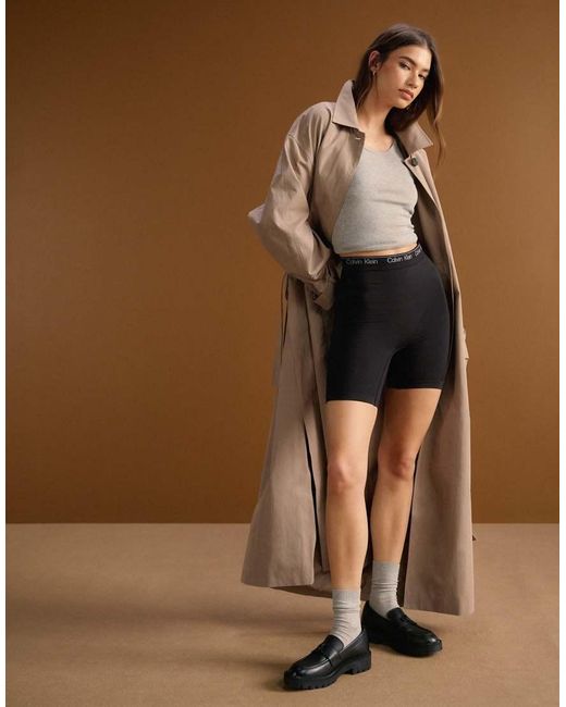 Calvin Klein Brown Shapewear Seamless High Waisted Shorts