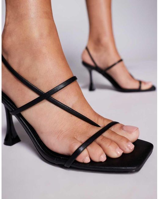 SIMMI Pink Allegra Strappy Heeled Sandals
