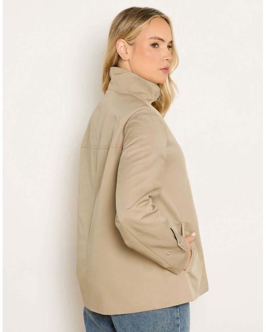 Long Tall Sally Blue Funnel Neck Jacket