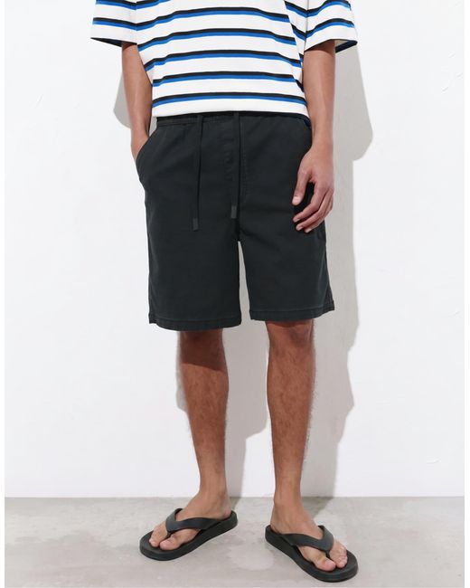 Bermuda à taille élastique Pull&Bear pour homme en coloris White