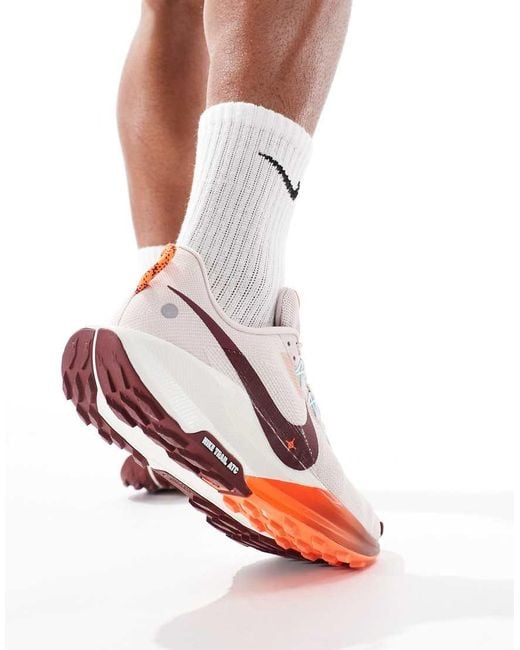 Nike White Reactx Pegasus Trail 5 Trainers for men