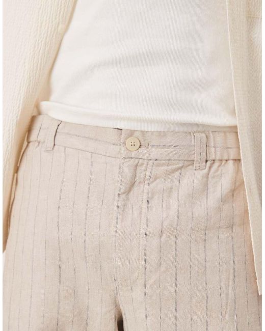 Mango Natural Tailored Linen Mix Short for men