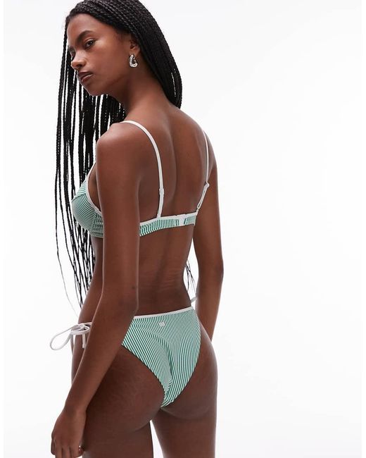 Tommy Hilfiger Green Underwire Bikini Top