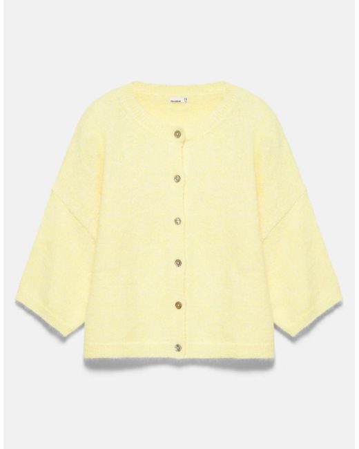 Pull&Bear Gray Short Sleeve Cardigan
