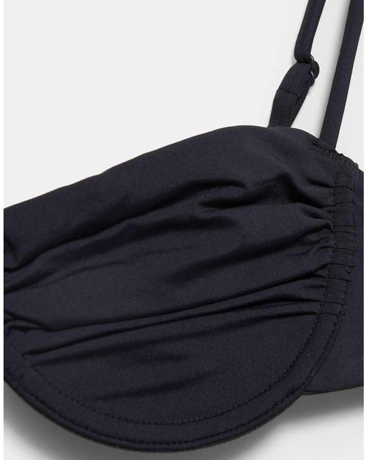 Pull&Bear Green Balconette Bikini Top