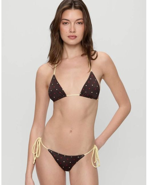 Frankie's Bikinis Natural Mackenzie Reversible Bikini Bottom