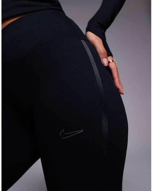 Nike Blue One Dri-fit Wrap Waist leggings