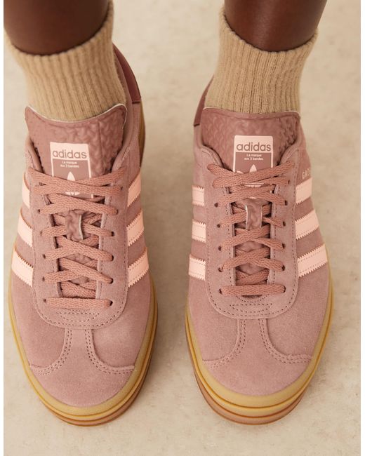 Adidas Originals Brown – gazelle bold – sneaker