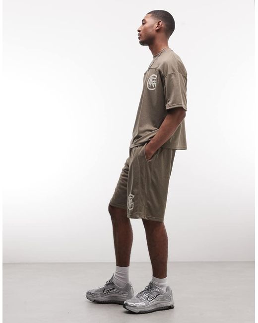 Good For Nothing Natural baggy Jersey Shorts for men