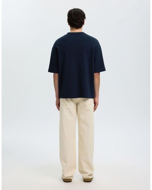 SELECTED Blue T-Shirt for men