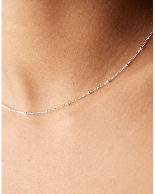 Orelia Brown Satellite Chain Necklace