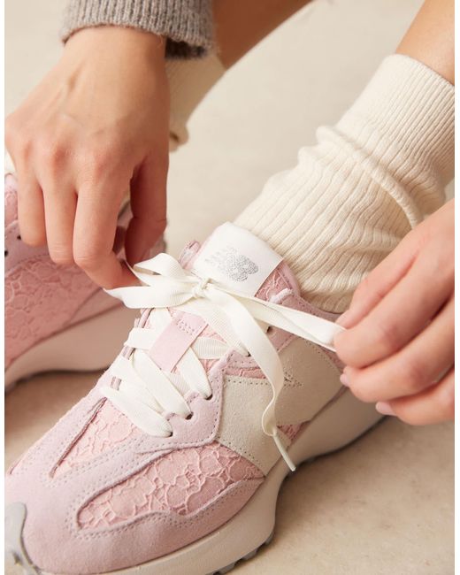 New Balance Blue 327 Sneakers