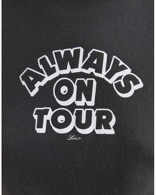 Levi's Gray Always Graphic Baby Tee