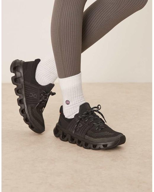 Zapatillas De Deporte Negras Para Correr Cloudswift 4 Ad De On On Shoes de color Black