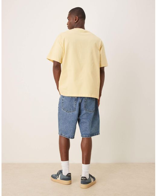 Calvin Klein Blue 90s Jorts for men