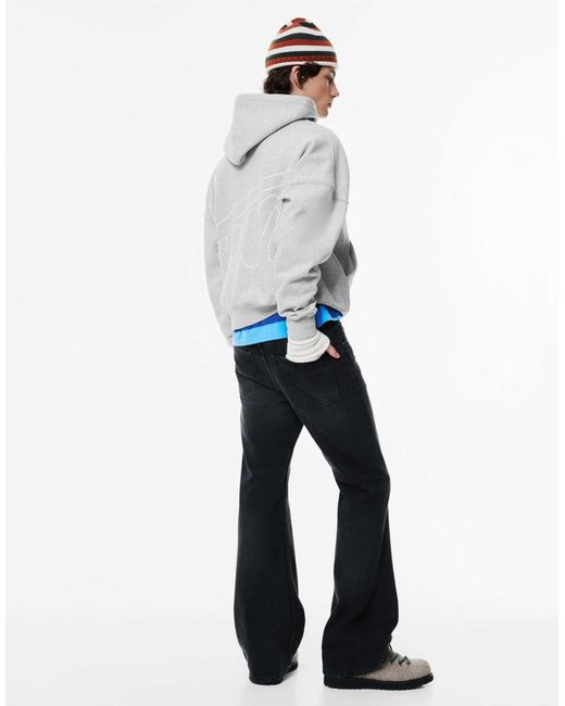 Pull&Bear – stwd – kapuzenpullover in Gray für Herren