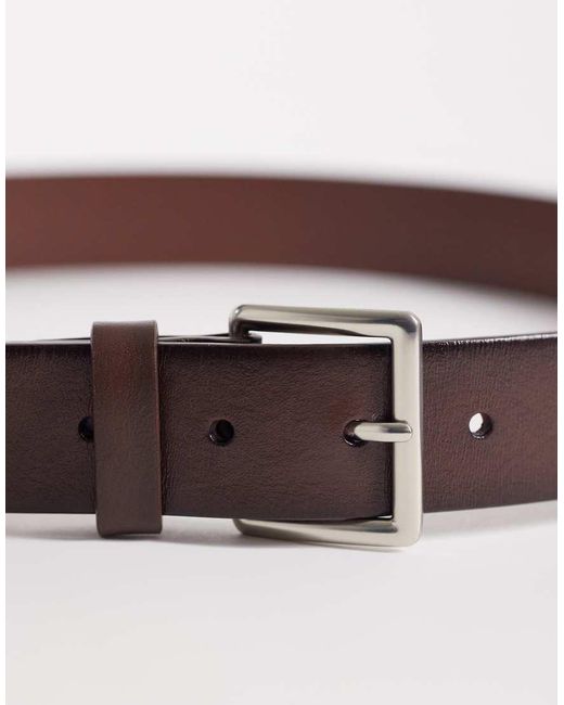 Mango Brown 100% Leather Belt