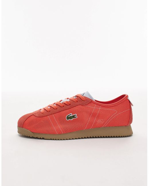 Lacoste Blue Club Low Mesh Trainers for men