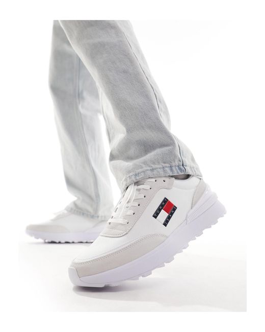 Tommy Hilfiger – tech-sneaker in White für Herren