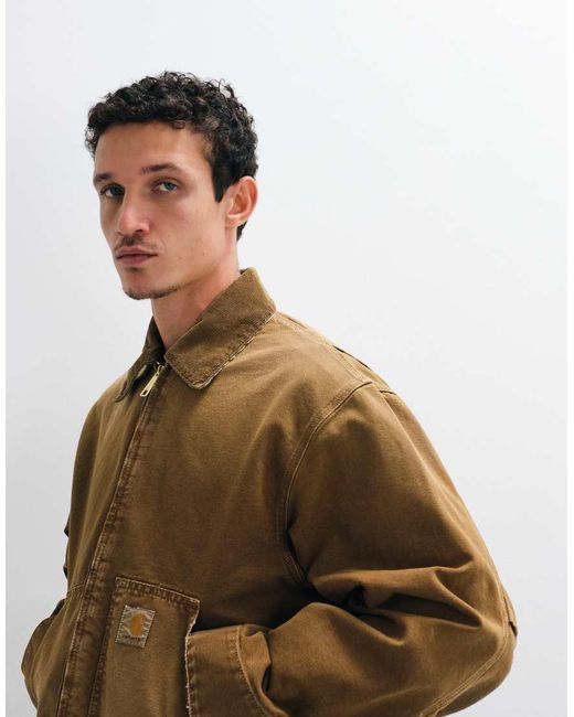 Carhartt Brown Og Arcan Jacket for men