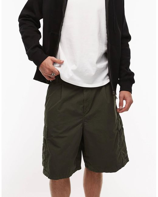 Carhartt – cole – relaxed fit-cargoshorts in Green für Herren