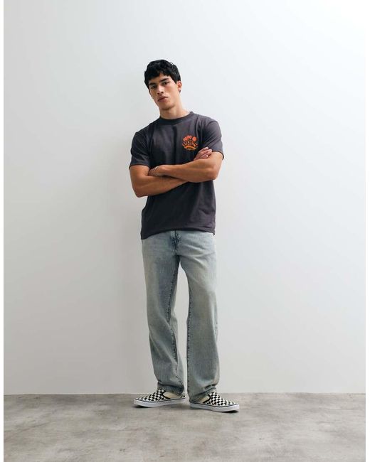 Vans Gray Sea Level Backprint T-Shirt for men