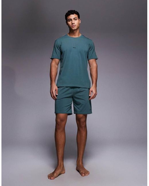 Boss Blue Boss Bodywear Unique Co-ord Lounge T-shirt for men
