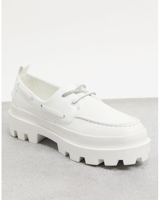 all white boat shoes mens