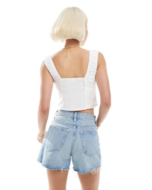 Cotton on - cara - top corset Cotton On en coloris White