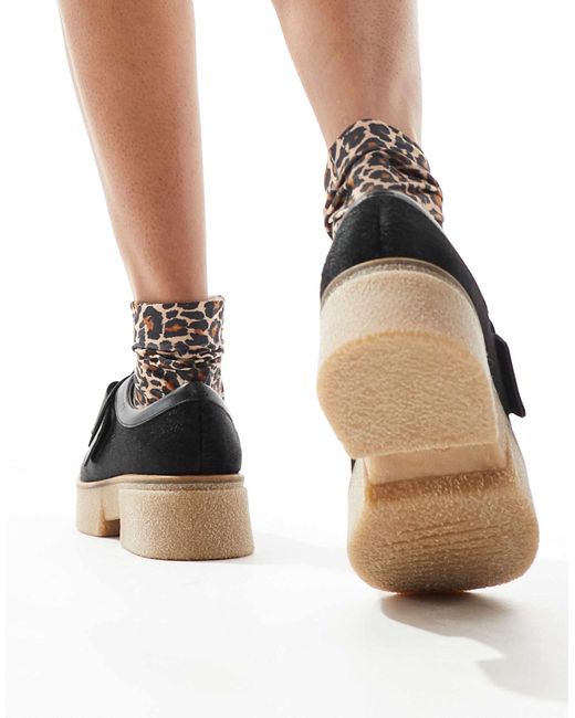 Clarks Black – linoso – monk-schuhe
