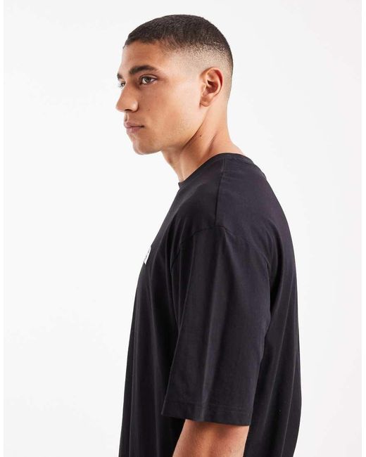 The North Face Black Simple Dome Logo Oversized T-Shirt for men
