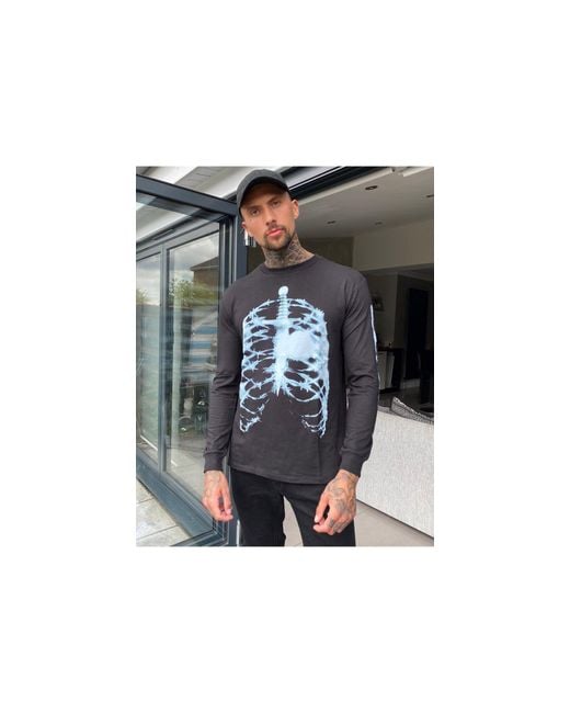 Post Malone - T-shirt with nera con stampa sul petto di Bershka da Uomo |  Lyst