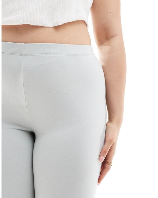 ASOS White Asos Design Curve Basic legging Shorts