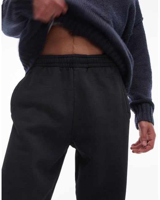 Topman Blue Washed Oversized jogger for men