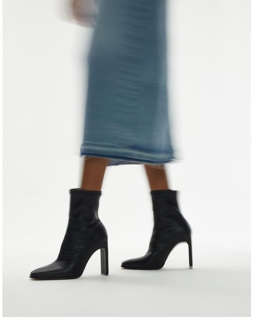 TOPSHOP Blue – orla – ankle-boots