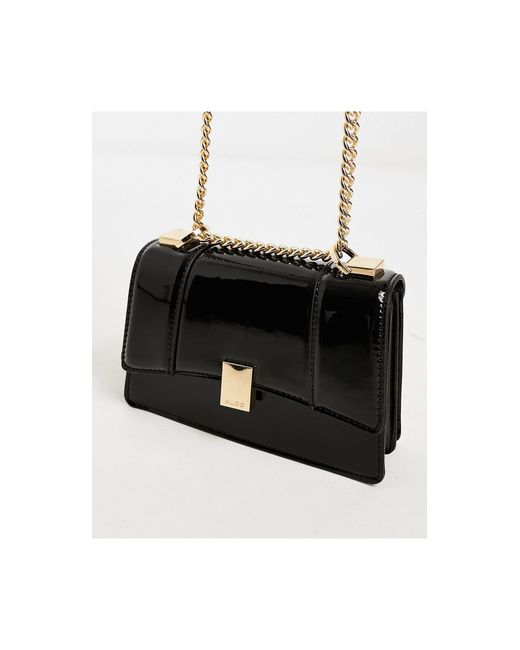 ALDO Crotorua Chain Strap Crossbody Bag in Black Lyst