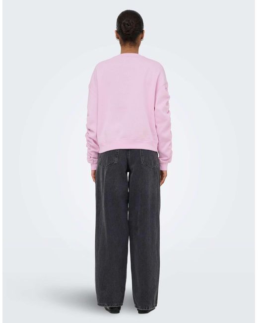 Sweat - orchidée ONLY en coloris Pink