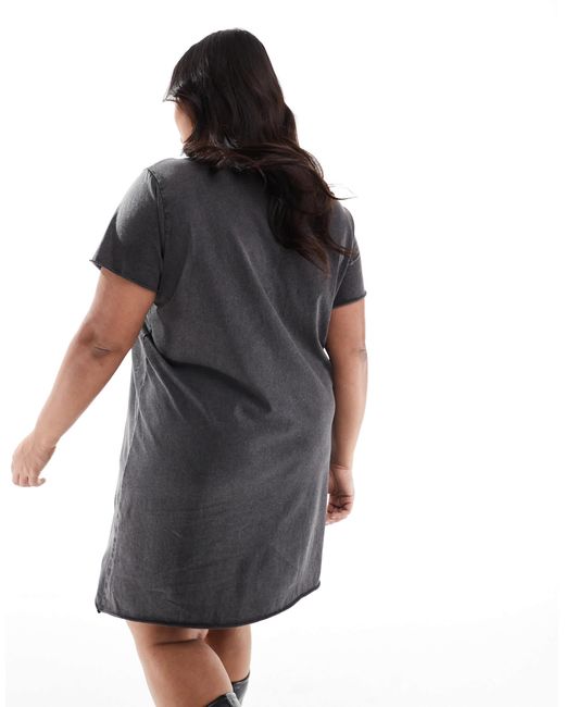 ONLY Gray Stronger Print T-shirt Dress
