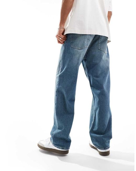 Jack & Jones Blue Alex Baggy Jeans for men