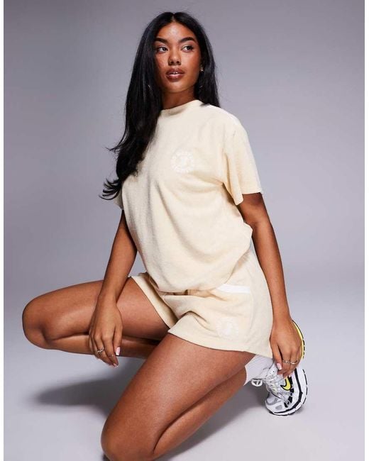 ASOS Multicolor Weekend Collective Co-ord T-shirt With Towelling