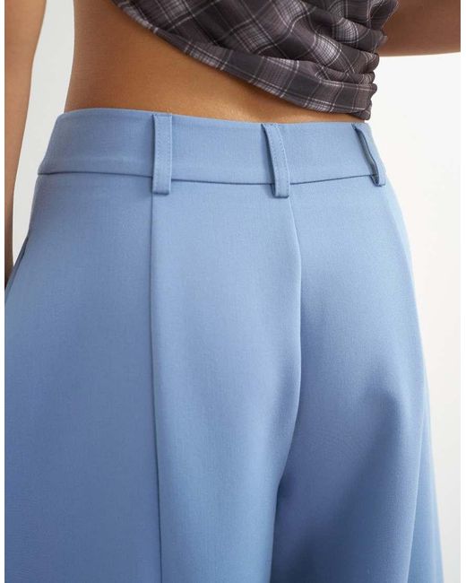 TOPSHOP Blue Co Ord Barrel Leg Trouser