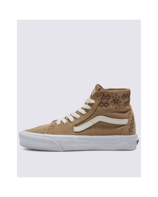 Vans Green Sk8-hi Sneakers With Craftcore Embroidery