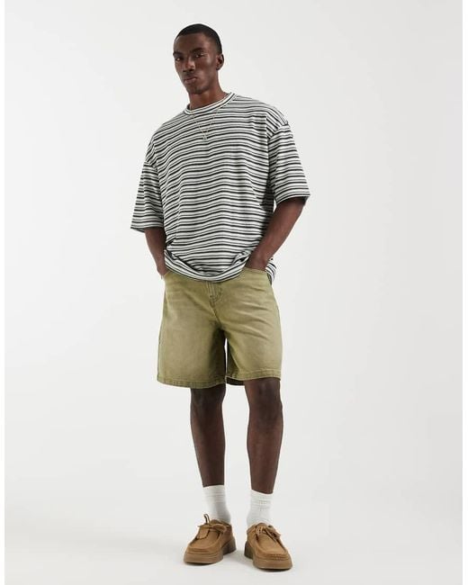 ASOS Gray Mid Length Jorts for men