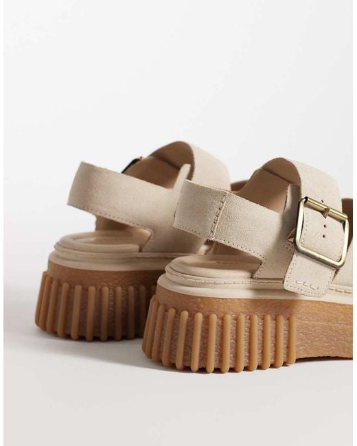Clarks Natural Evamar Wish Sandals