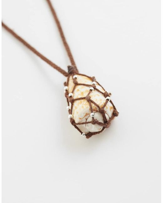 Collana Con Pendente di Mango in White