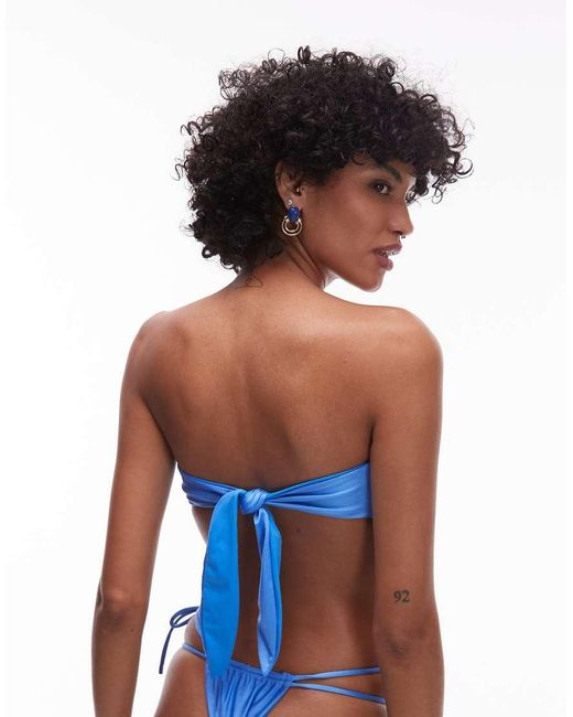 VDM The Label Brown Vdm Reversible Bandeau Bikini Top